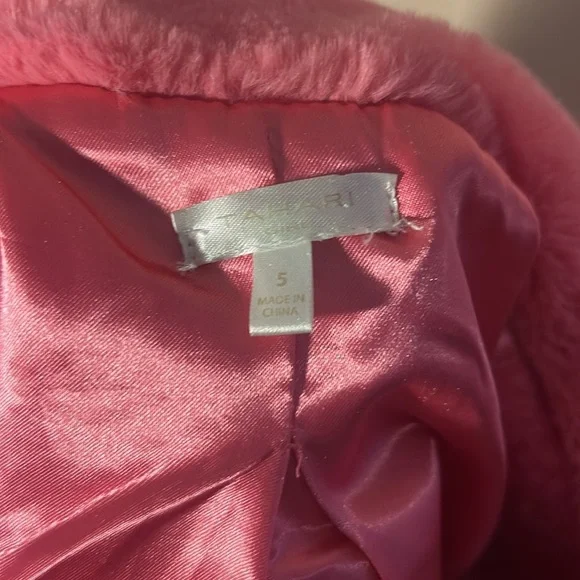 🎁 Preworn Holiday Special Occasion Toddler Girls Size 5 Coat Special Price 🎁 - Picture 5 of 5